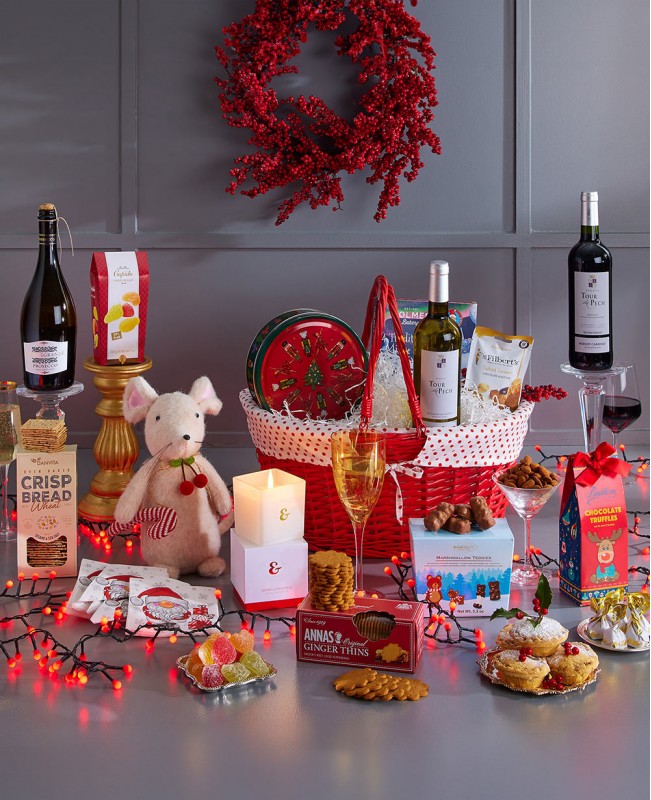 Christmas All Wrapped Up Gift Basket
